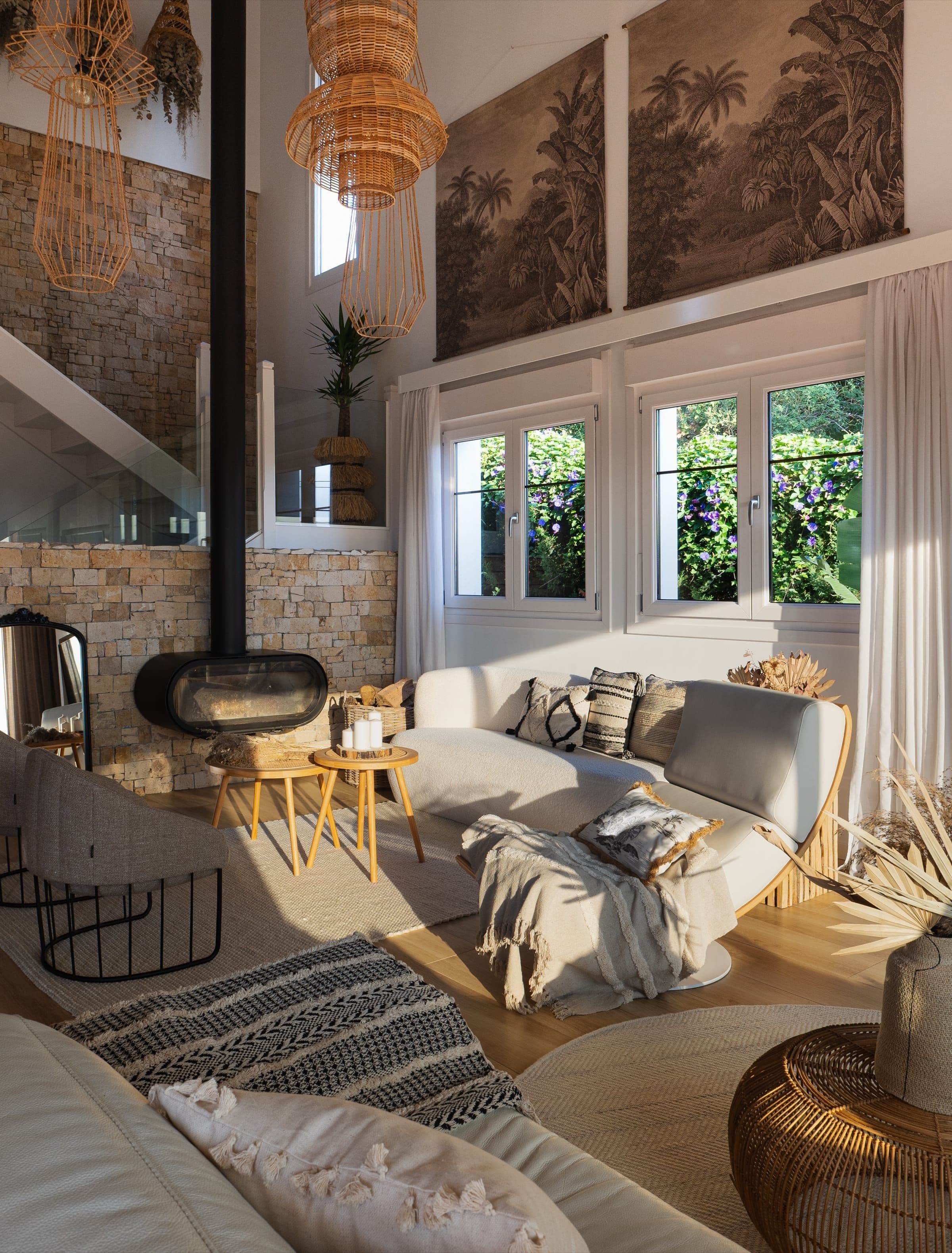 El interior que acoge